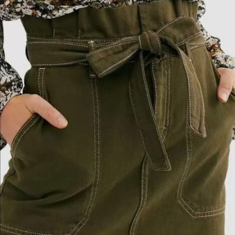 NWT Free People Women's Green Skirt Size 2